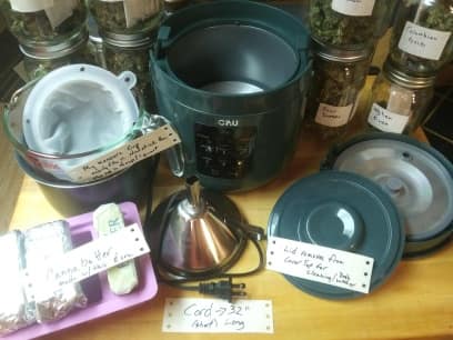Customer photo: the same kitchen setup from a wider angle
