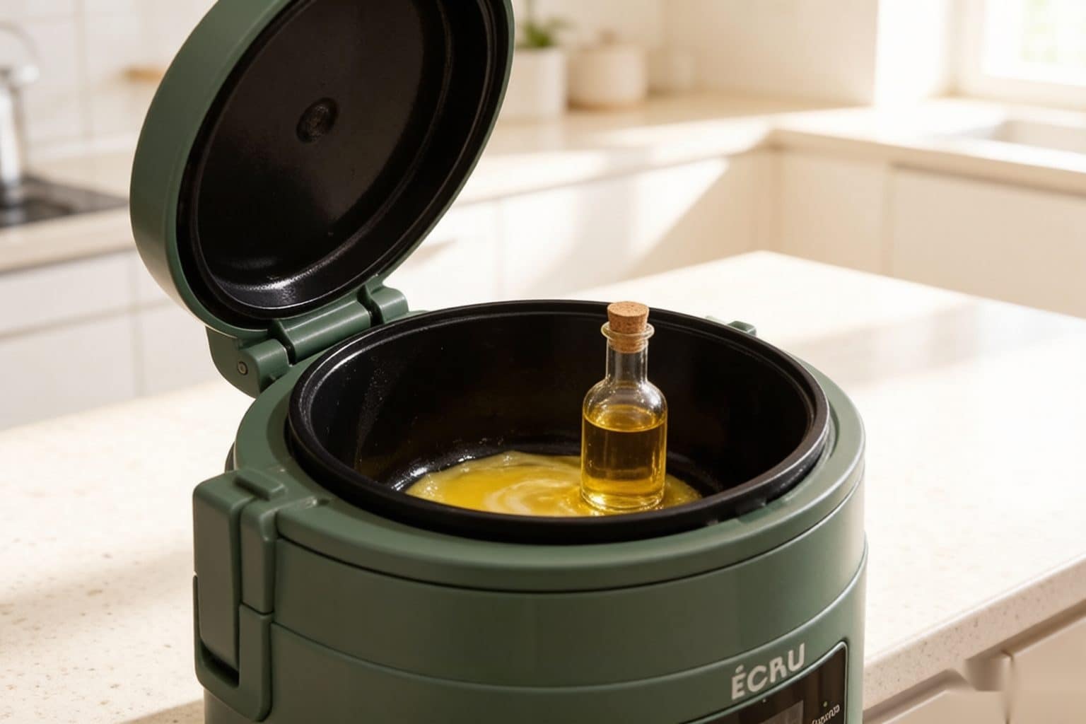 ÉCRU 2-in-1 canister with butter and oil for infusion